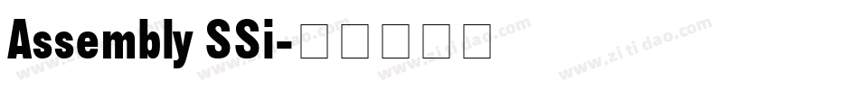 Assembly SSi字体转换